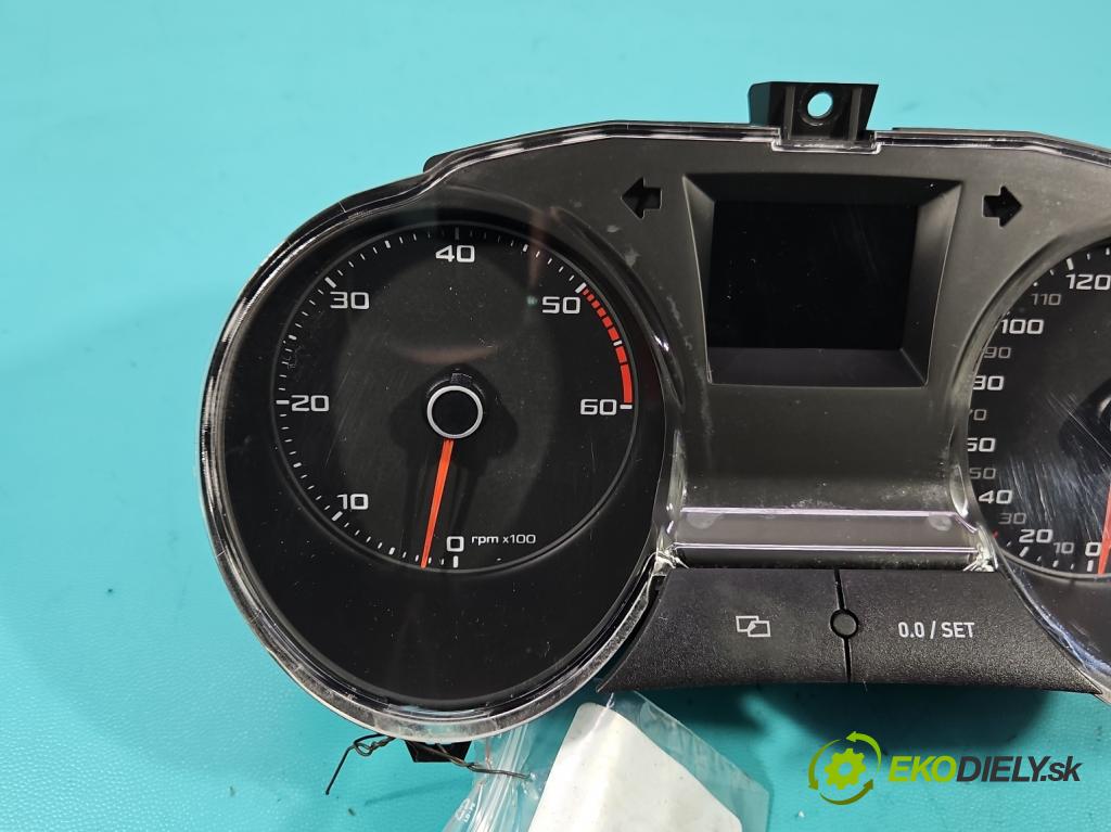 Seat Ibiza IV 6J 2008-2017 1.6 tdi 105 HP manual 77 kW 1598 cm3 5- prístrojovka/ budíky 6J0920807L (Prístrojová doska)