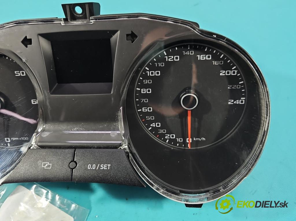 Seat Ibiza IV 6J 2008-2017 1.6 tdi 105 HP manual 77 kW 1598 cm3 5- prístrojovka/ budíky 6J0920807L (Prístrojová doska)