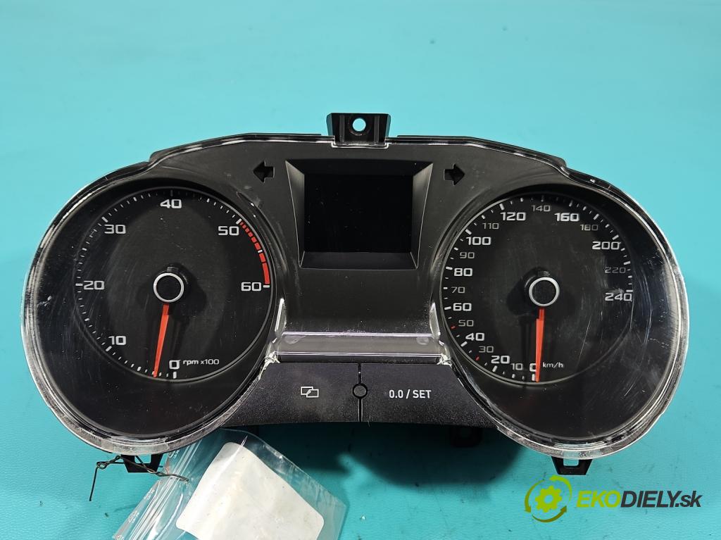 Seat Ibiza IV 6J 2008-2017 1.6 tdi 105 HP manual 77 kW 1598 cm3 5- prístrojovka/ budíky 6J0920807L (Prístrojová doska)