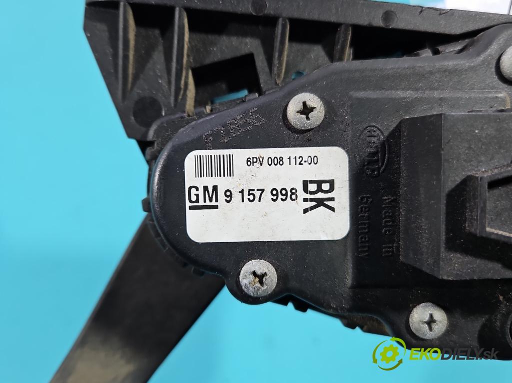 Opel Astra III 2004-2014 1.7 cdti 101 hp manual 74 kW 1686 cm3 5- pedal plyn: potenciometr: 9157998