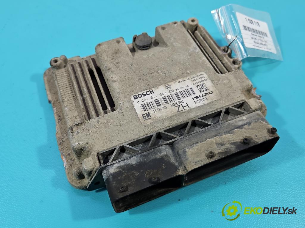 Opel Astra III 2004-2014 1.7 cdti 101 HP manual 74 kW 1686 cm3 5- riadiaca jednotka motora 0281011943