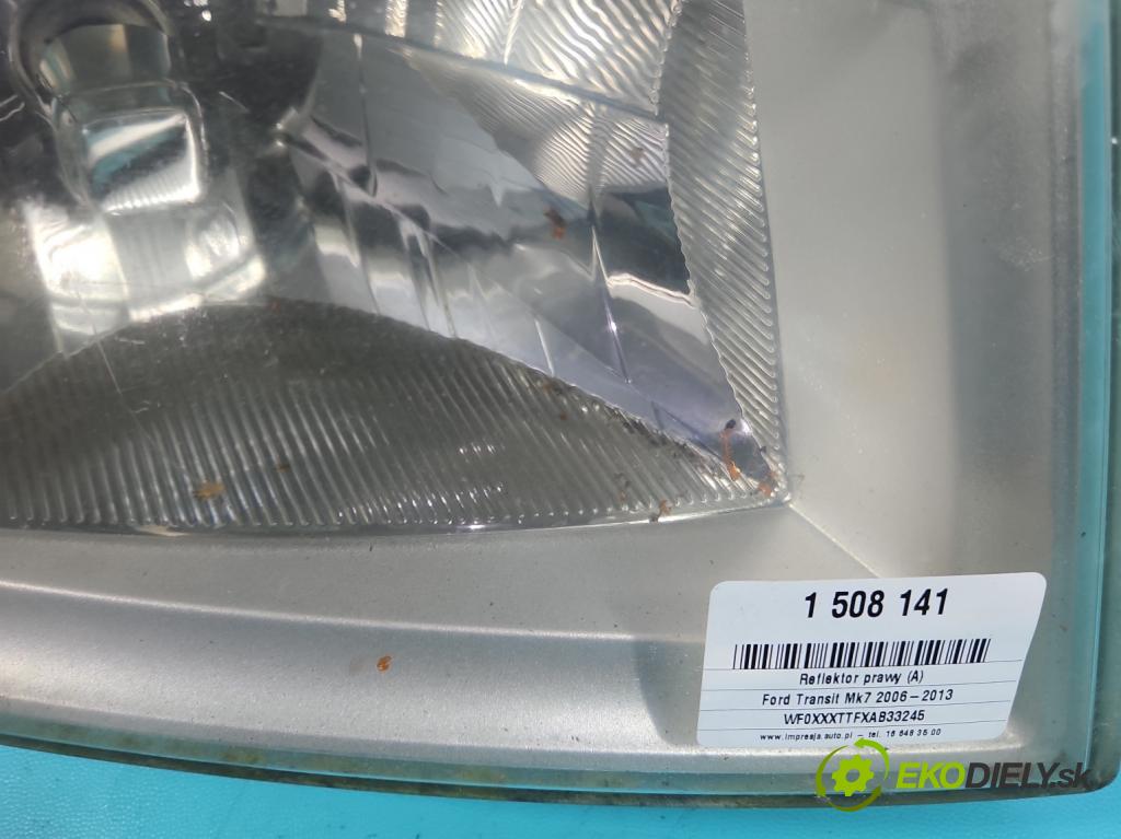 Ford Transit Mk7 2006-2013 2.4 tdci 116 HP manual 85 kW 2402 cm3 5- Reflektor: pravý  (Svetlo predné pravé)