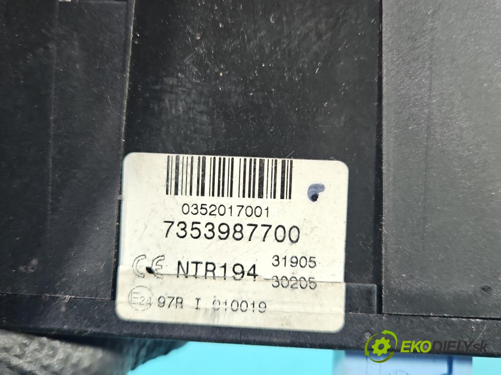 Fiat Croma II 2005-2010 1.9 jtd 150 HP manual 110 kW 1910 cm3 5- Spínačka 7353987700 (Spínacia skrinka)