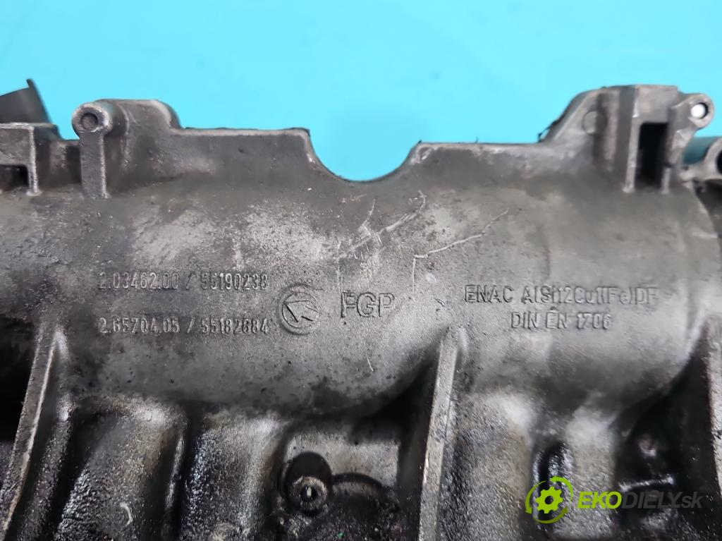 Fiat Croma II 2005-2010 1.9 jtd 150 hp manual 110 kW 1910 cm3 5- potrubí sací 55190238 (Sací potrubí)