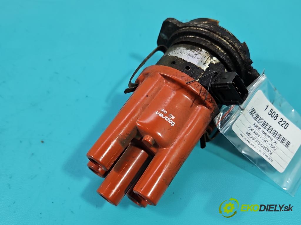 Opel Astra I 1991-2002 1.4 8v 60 HP manual 44 kW 1389 cm3 4- rozdeľovač  (Rozdeľovač)