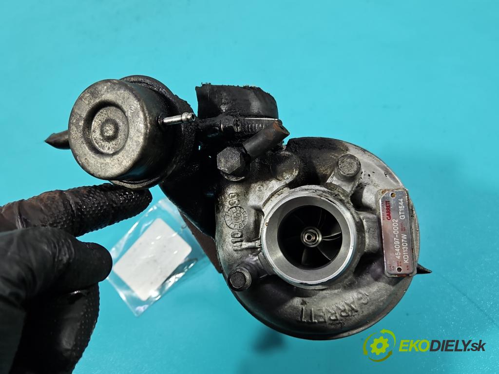 Vw Passat B5 1995-2005 1.9 tdi 90 hp manual 66 kW 1896 cm3 4- Turbodmychadlo 454097-0002 (Kompletní turbodmychadlo)