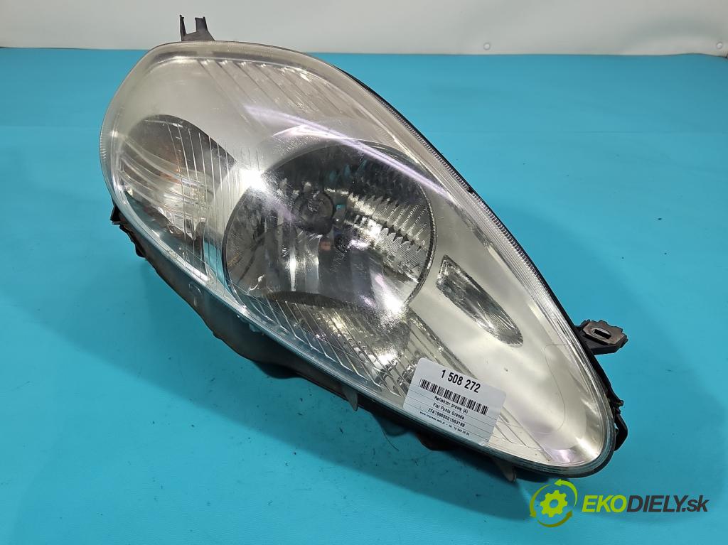 Fiat Punto Grande 1.4 8V 77 HP manual 57 kW 1368 cm3 5- Reflektor: pravý 89101388 (Svetlo predné pravé)