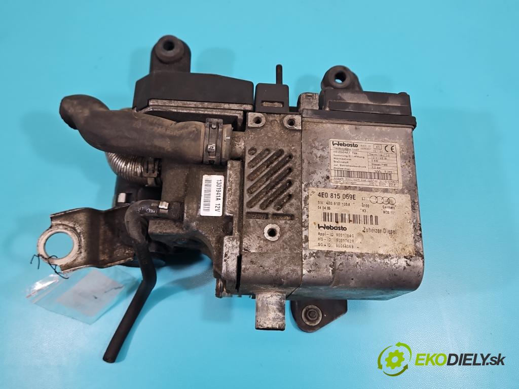 Audi A8 D3 2002-2009 3.0 tdi 232KM automatic 171 kW 2967 cm3 4- Webasto 4E0815069E (Webasto (nezávislé kúrenie))