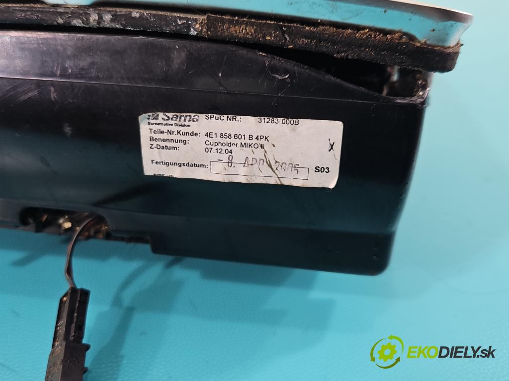 Audi A8 D3 2002-2009 3.0 tdi 232KM automatic 171 kW 2967 cm3 4- lišta ozdobná interiéry: 4E1857115C