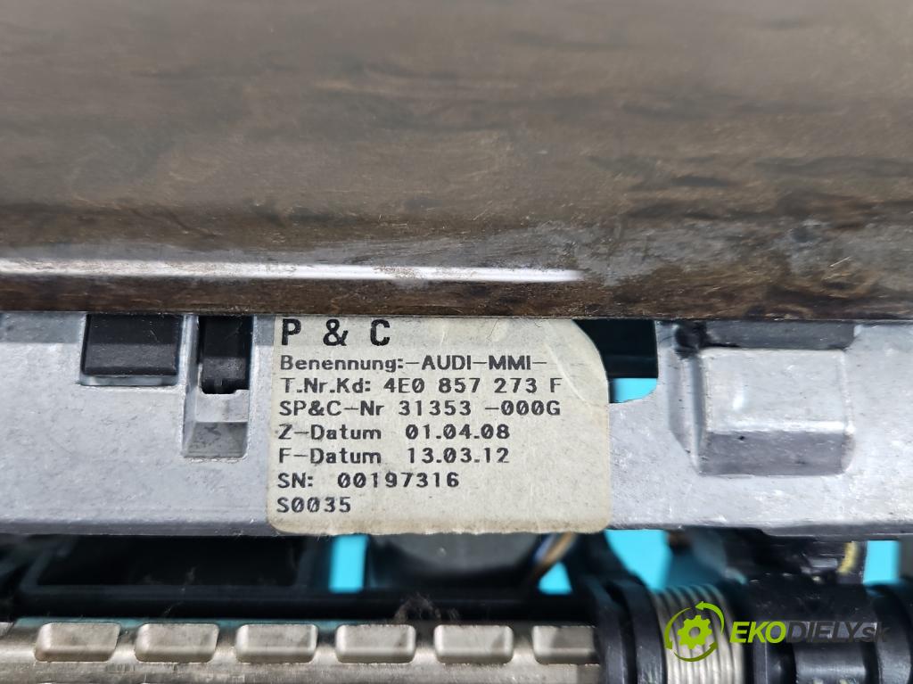 Audi A8 D3 2002-2009 3.0 tdi 232KM automatic 171 kW 2967 cm3 4- lišta ozdobná interiéry: 4E1857115C