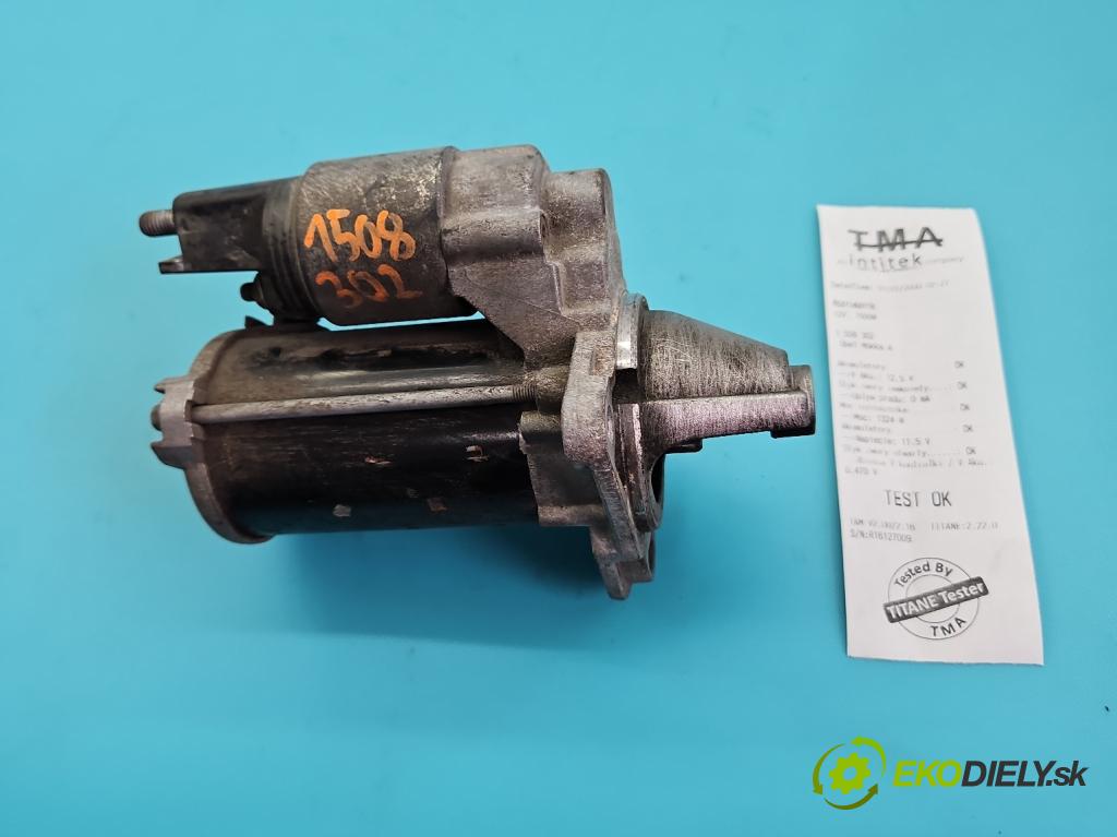 Opel Mokka A 2012-2019 1.4 T 140 HP manual 103 kW 1364 cm3 5- štartér 0001192081 (Štartér)