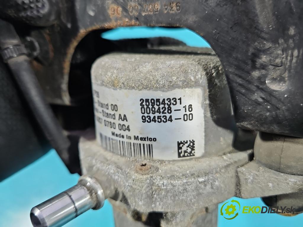 Opel Mokka A 2012-2019 1.4 T 140 hp manual 103 kW 1364 cm3 5- čerpadlo vákuum 25954331