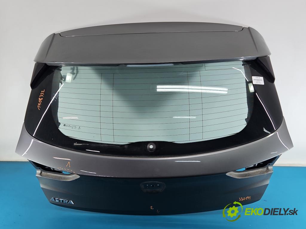 Opel Astra V  2015-2022 1.5 cdti 105 hp manual 77 kW 1496 cm3 5- zadní kufrové dveře  (Zadní kapota (kufr))