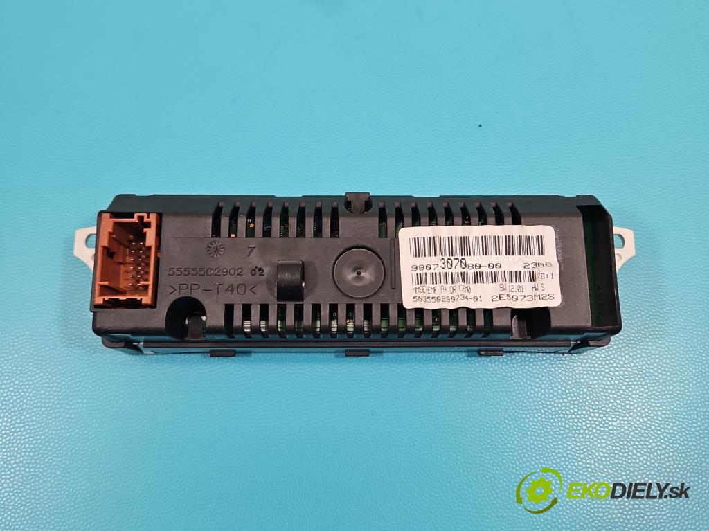 Peugeot Partner II 2008-2018 1.6 hdi 90 HP manual 66 kW 1560 cm3 5- Zobrazit: 9807307080 (Prístrojová doska)