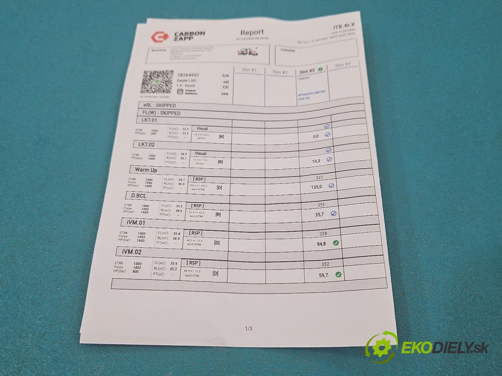Chevrolet Captiva 2.2 VCDI 184 hp automatic 135 kW 2231 cm3 5- vstřikovač 28264951 (Vstřikovač paliva)