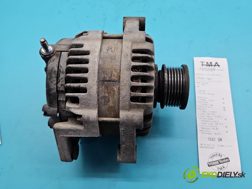 Chevrolet Captiva 2.2 VCDI 184hp automatic 135 kW 2231 cm3 5- Alternator 13580078 (Alternátor)