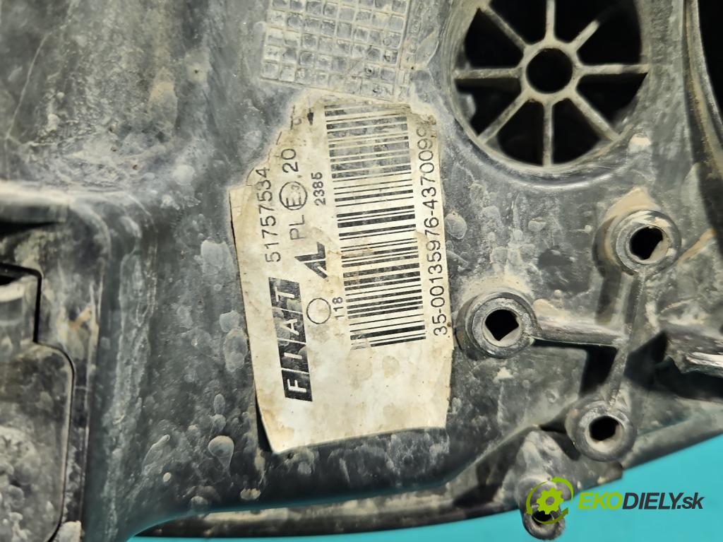 Fiat Bravo II 2007-2014 1.9 jtd 120 HP manual 88 kW 1910 cm3 5- Reflektor: pravý 51757534 (Svetlo predné pravé)