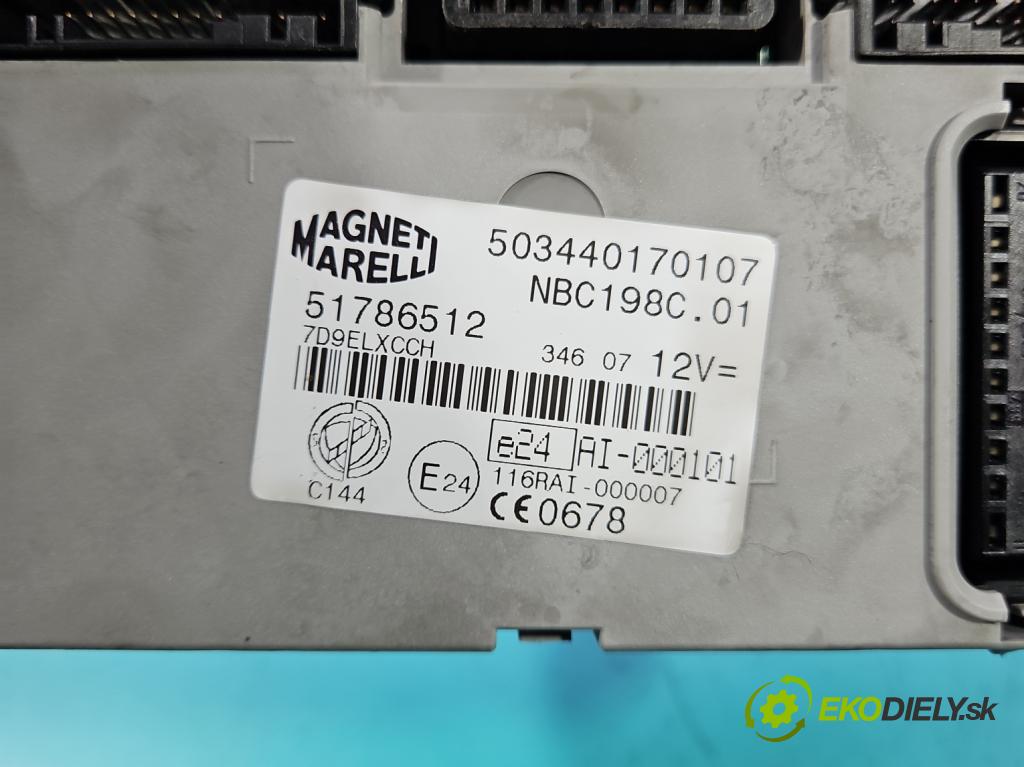 Fiat Bravo II 2007-2014 1.9 jtd 120 hp manual 88 kW 1910 cm3 5- skříňka pojistková 51786513 (Pojistková skříňka)