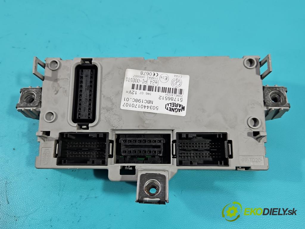 Fiat Bravo II 2007-2014 1.9 jtd 120 hp manual 88 kW 1910 cm3 5- skříňka pojistková 51786513 (Pojistková skříňka)