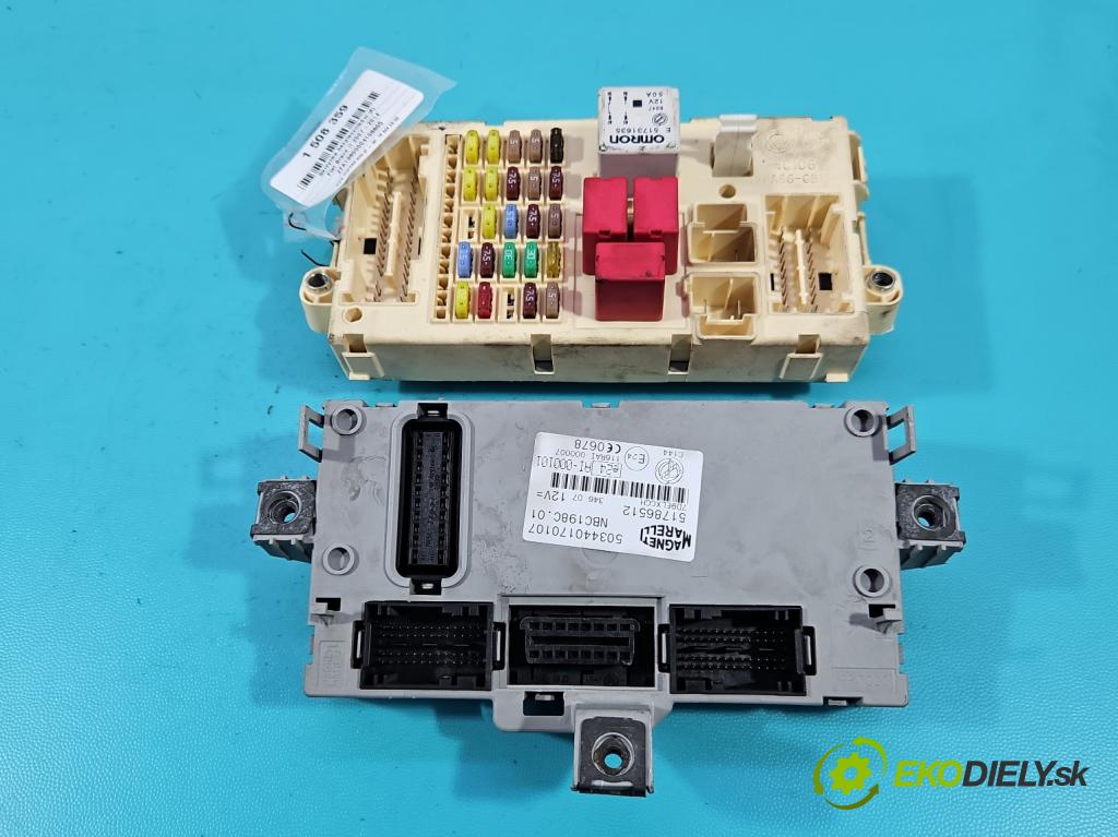 Fiat Bravo II 2007-2014 1.9 jtd 120 hp manual 88 kW 1910 cm3 5- skříňka pojistková 51786513 (Pojistková skříňka)