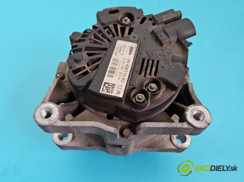 Peugeot 301 1.6 16v 116 HP manual 85 kW 1587 cm3 4- Alternator 9649611680 (Alternátor)
