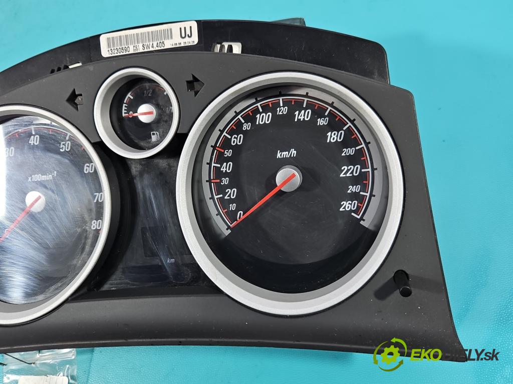 Opel Astra III 2004-2014 1.8 16V 125 HP manual 92 kW 1796 cm3 3- prístrojovka/ budíky 13230590 (Prístrojová doska)