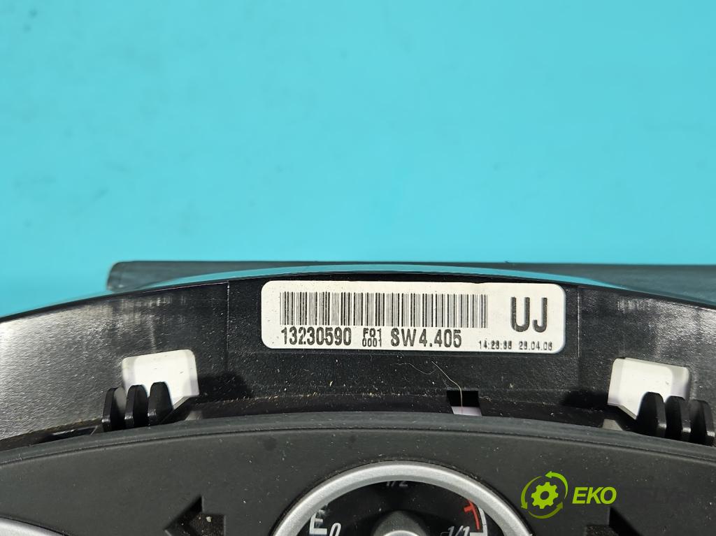 Opel Astra III 2004-2014 1.8 16V 125 HP manual 92 kW 1796 cm3 3- prístrojovka/ budíky 13230590 (Prístrojová doska)