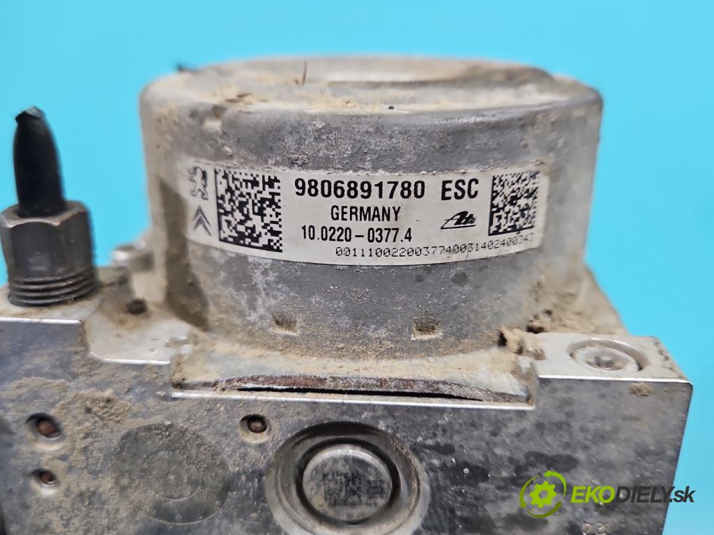 Peugeot 301 1.6 16v 116 hp manual 85 kW 1587 cm3 4- čerpadlo abs 9806891780 (Pumpa ABS)
