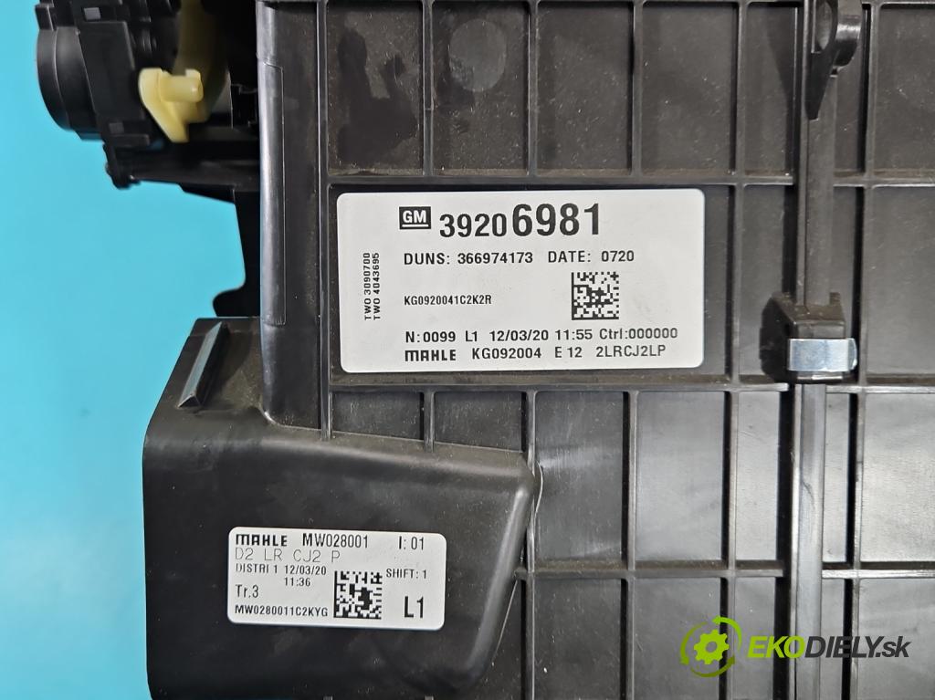 Opel Astra V  2015-2022 1.5 cdti 105 hp manual 77 kW 1496 cm3 5- radiátor 39206981 (Radiátor topení)