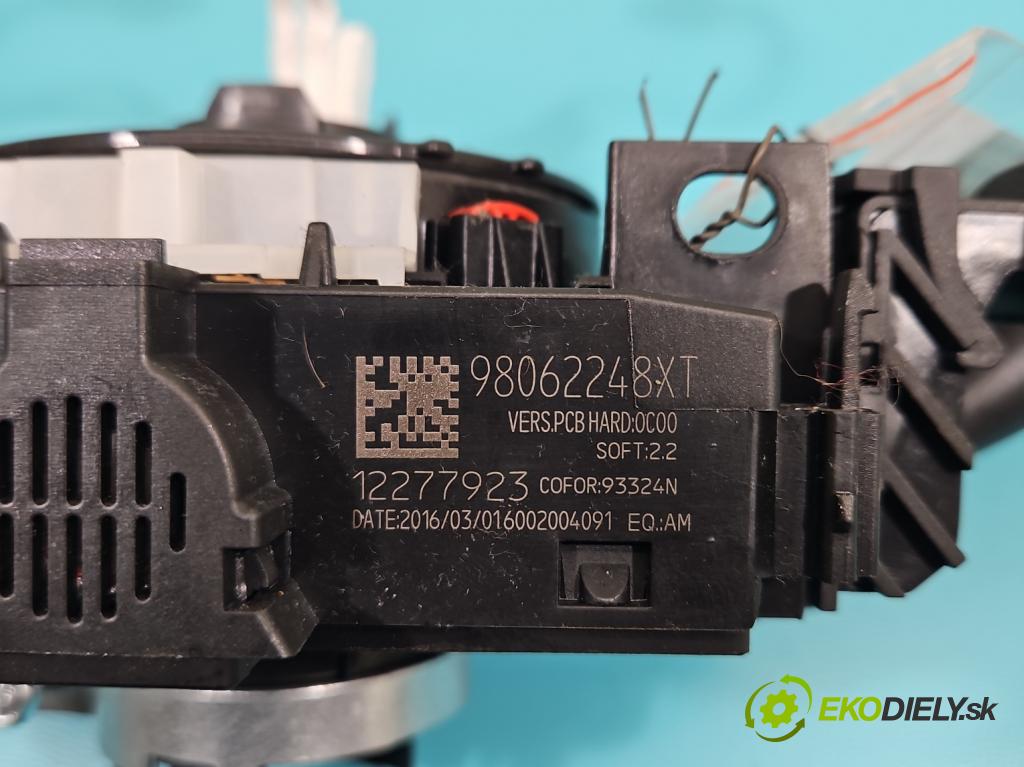 Peugeot Partner II 2008-2018 1.6 hdi 90 HP manual 66 kW 1560 cm3 5- prepínač komplex: 98062248XT (Prepínacie páčky pod volantom)