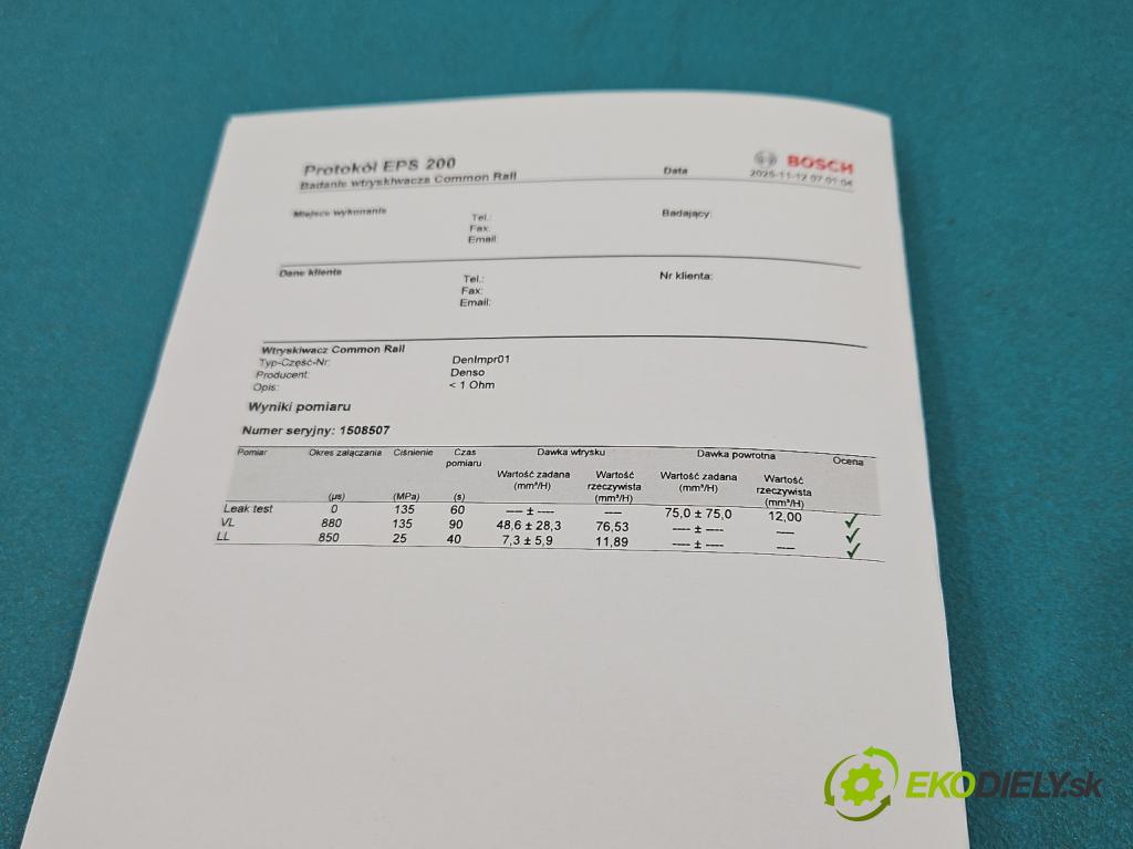 Subaru Legacy V 2009-2014 2.0 D boxer 150 hp manual 110 kW 1998 cm3 5- vstřikovač 16613AA030 (Vstřikovač paliva)