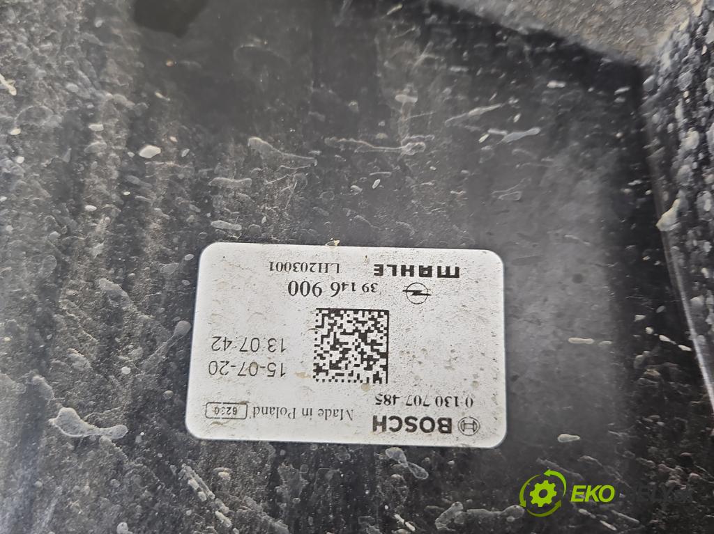 Opel Astra V  2015-2022 1.5 cdti 105 hp manual 77 kW 1496 cm3 5- ventilátor chladič 0130707485