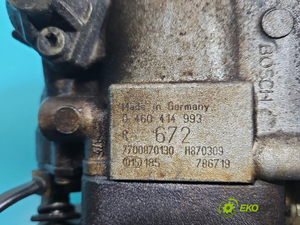 Renault Scenic I 1996-2003 1.9 dti 98 hp manual 72 kW 1870 cm3 5- čerpadlo vstřikovací 0460414993 (Vstřikovací čerpadlo)