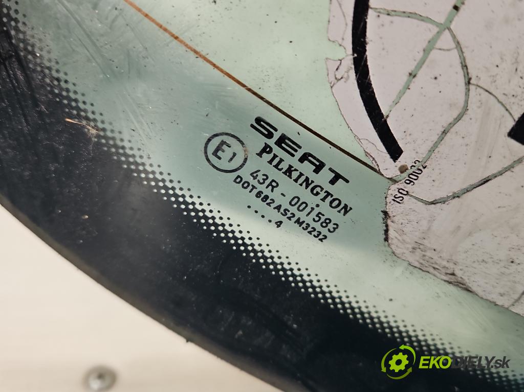 Seat Cordoba II 6L 2002-2008 1.4 16V 75 hp manual 55 kW 1390 cm3 4- sklo zadní  (Zadní sklo)