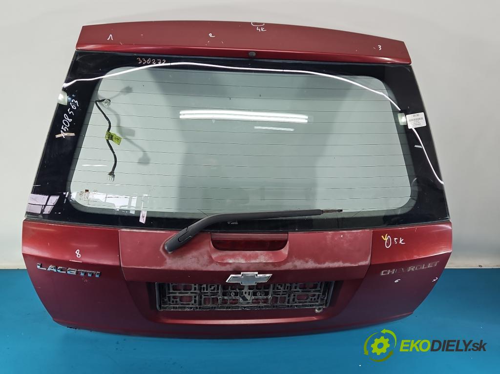 Chevrolet Lacetti 1.6 16V 109 hp manual 80 kW 1598 cm3 5- zadní kufrové dveře  (Zadní kapota (kufr))