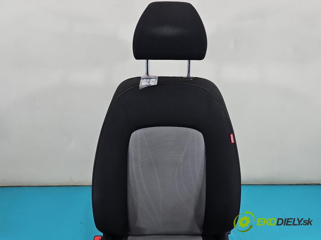 Seat Ibiza IV 6J 2008-2017 1.6 tdi 105 HP manual 77 kW 1598 cm3 5- Sedačka ľavý (Sedadlo)
