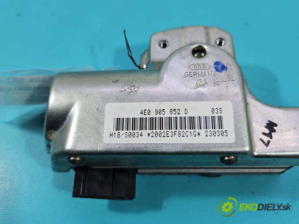 Audi A8 D3 2002-2009 3.0 tdi 232KM automatic 171 kW 2967 cm3 4- Blokada: řízení: 4E0905852D (Řízení ostatní)
