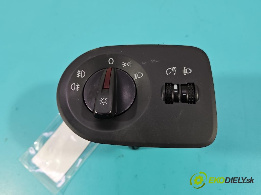 Seat Ibiza IV 6J 2008-2017 1.6 tdi 105 hp manual 77 kW 1598 cm3 5- Přepínač světel na deska: 6J0919094