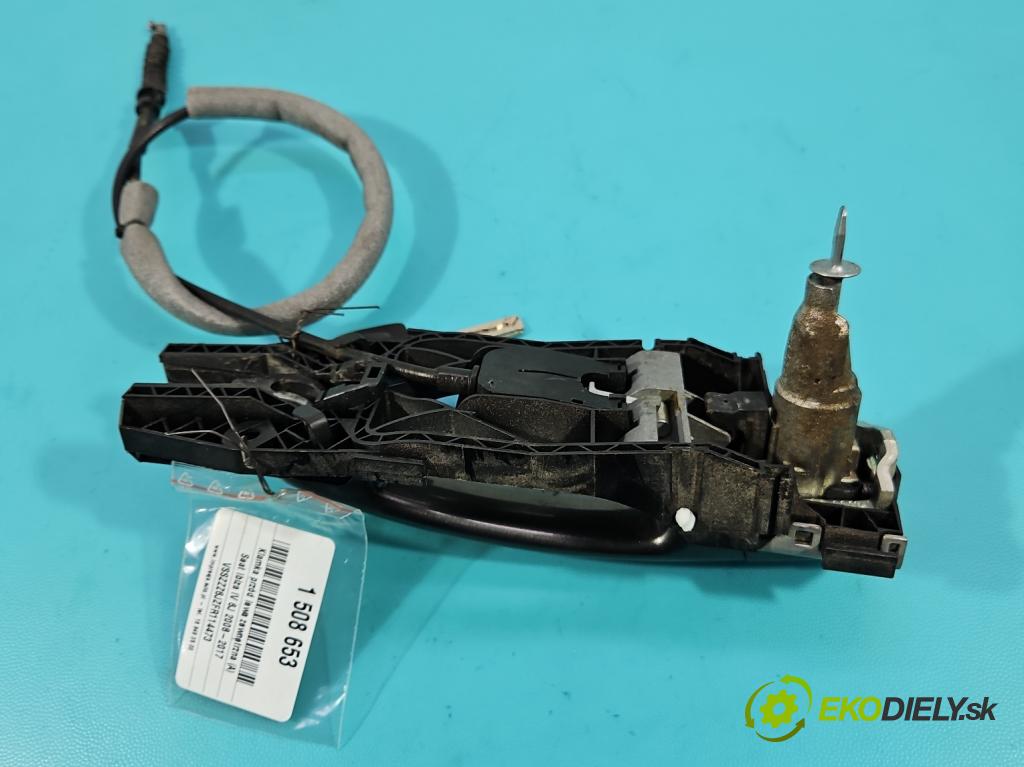 Seat Ibiza IV 6J 2008-2017 1.6 tdi 105 hp manual 77 kW 1598 cm3 5- klika přední levé 5N0837885 (Vnější přední levá klika dveří)