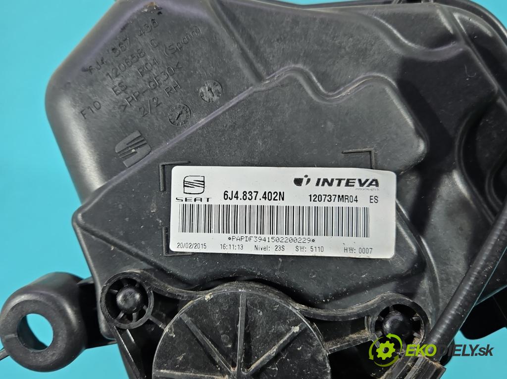 Seat Ibiza IV 6J 2008-2017 1.6 tdi 105 HP manual 77 kW 1598 cm3 5- mechanizmus okna predné pravý 6R0959802AR
