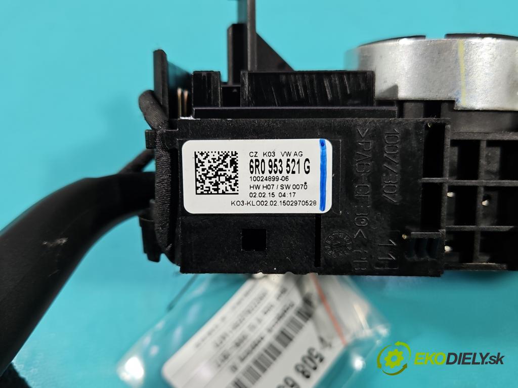 Seat Ibiza IV 6J 2008-2017 1.6 tdi 105 HP manual 77 kW 1598 cm3 5- prepínač komplex: 6R0953521G (Prepínacie páčky pod volantom)