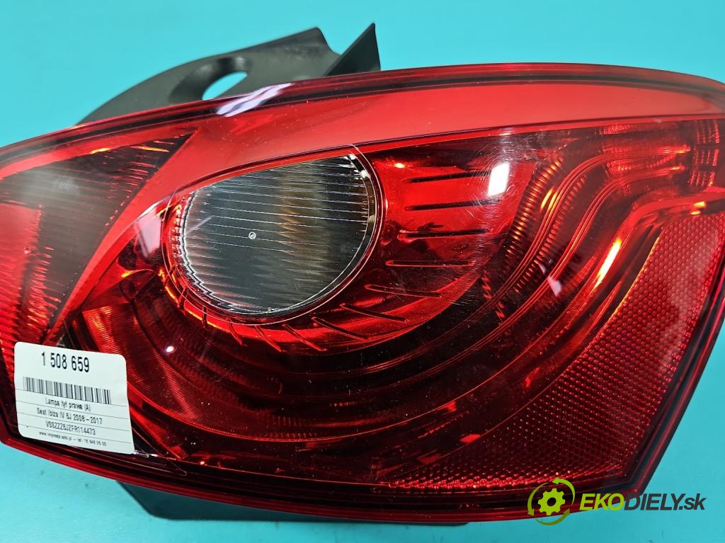 Seat Ibiza IV 6J 2008-2017 1.6 tdi 105 hp manual 77 kW 1598 cm3 5- světlo zadní pravé 6J4945096K (Klika dveří ostatní)