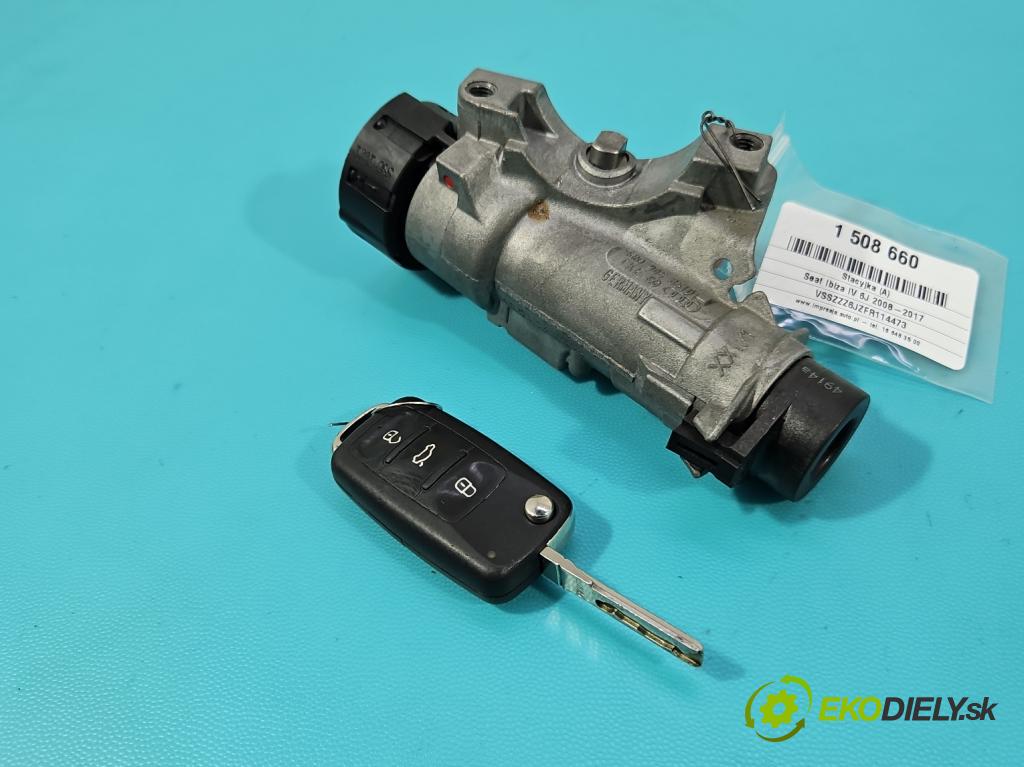 Seat Ibiza IV 6J 2008-2017 1.6 tdi 105 HP manual 77 kW 1598 cm3 5- Spínačka 6R0905851D (Spínacia skrinka)