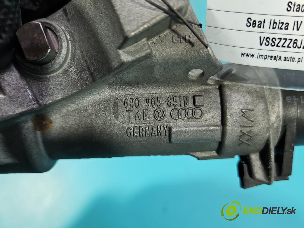 Seat Ibiza IV 6J 2008-2017 1.6 tdi 105 HP manual 77 kW 1598 cm3 5- Spínačka 6R0905851D (Spínacia skrinka)