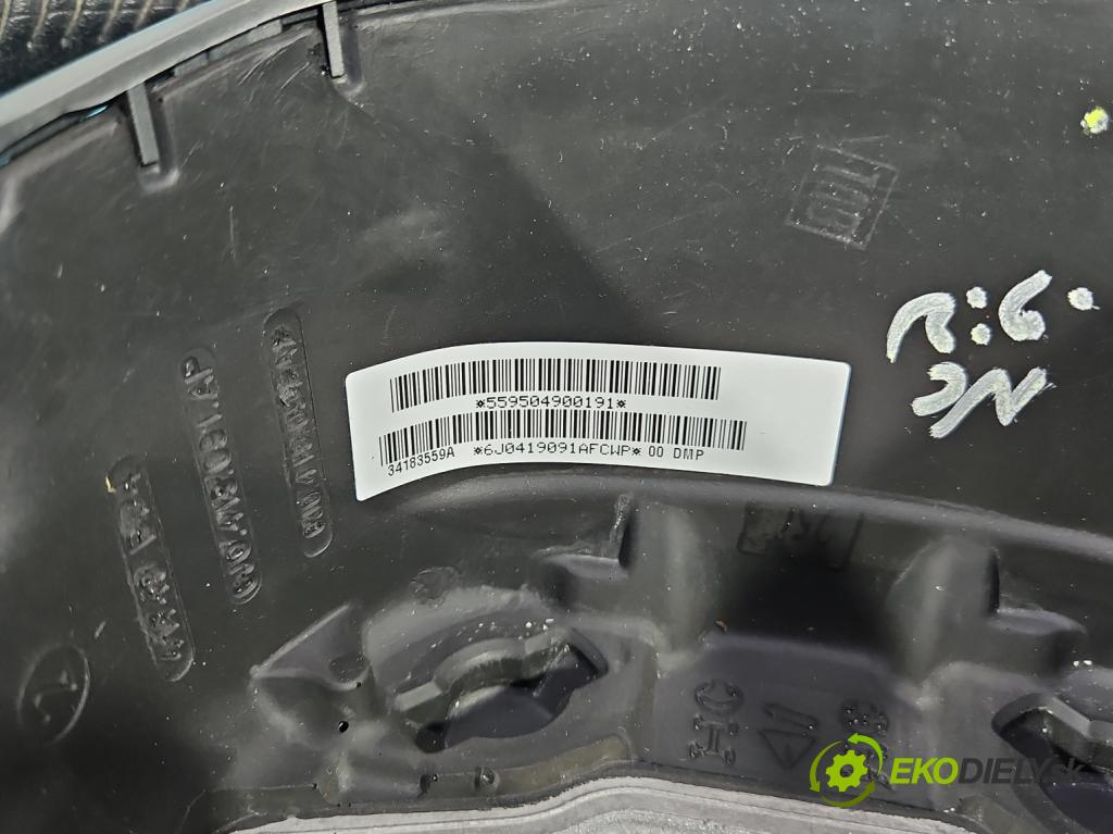 Seat Ibiza IV 6J 2008-2017 1.6 tdi 105 HP manual 77 kW 1598 cm3 5- volant 6J0419091AF (Volant)