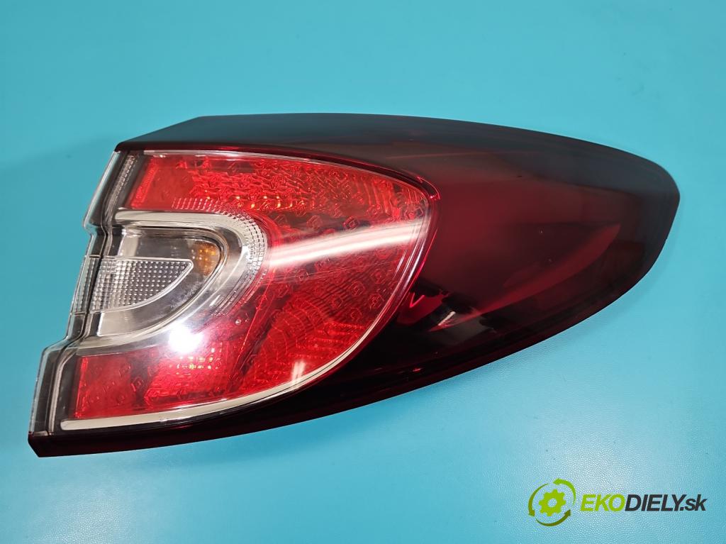Renault Megane III 2008-2016 1.5 dci 110 HP manual 81 kW 1461 cm3 5- svetlo / reflektor zadné pravé 265500010R (Kľučka dverí ostatné)