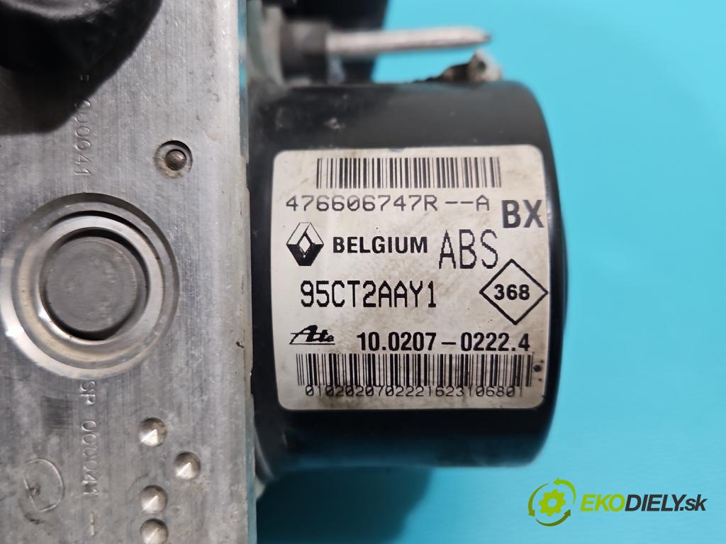 Renault Megane III 2008-2016 1.5 dci 110 HP manual 81 kW 1461 cm3 5- čerpadlo abs 476606747R (Pumpa ABS)