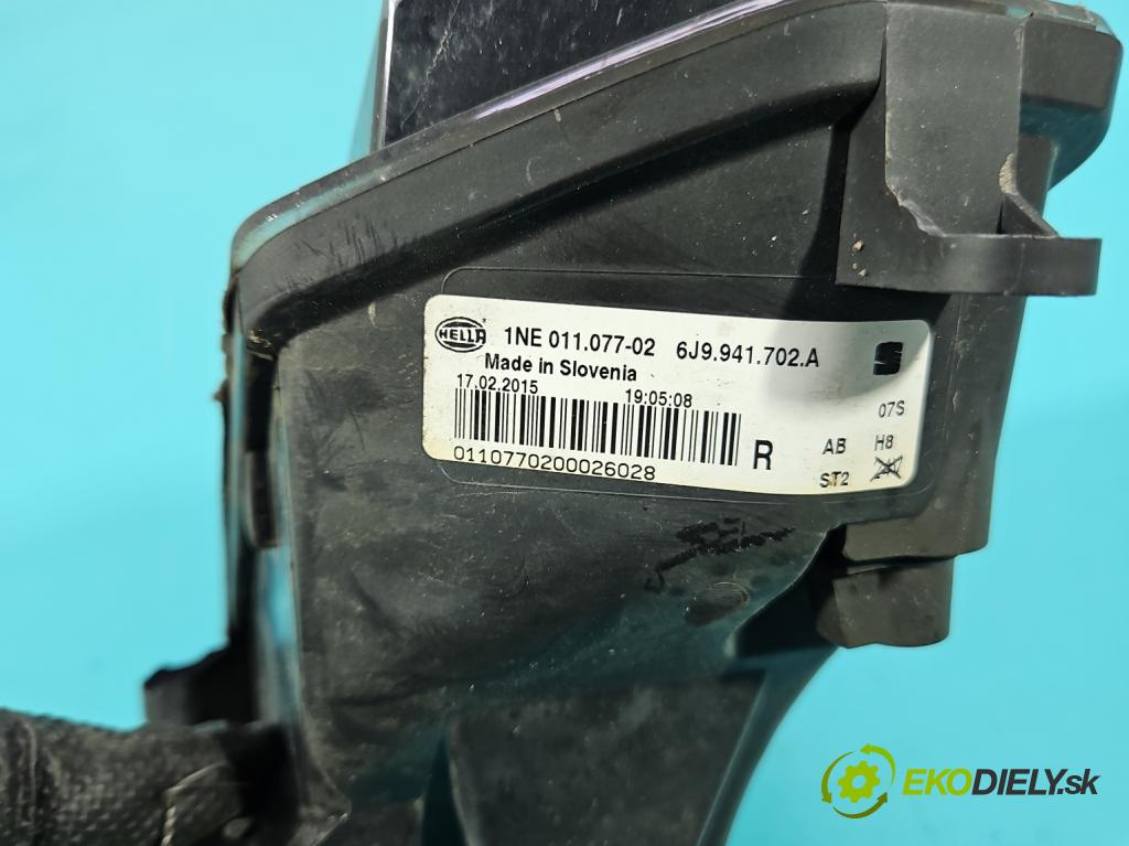 Seat Ibiza IV 6J 2008-2017 1.6 tdi 105 hp manual 77 kW 1598 cm3 5- Halogen pravý 6J9941702A (Klika dveří ostatní)