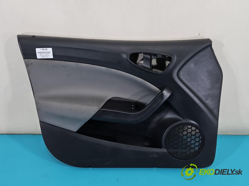 Seat Ibiza IV 6J 2008-2017 1.6 tdi 105 HP manual 77 kW 1598 cm3 5- Čalounictví: dvere predné ľavé 