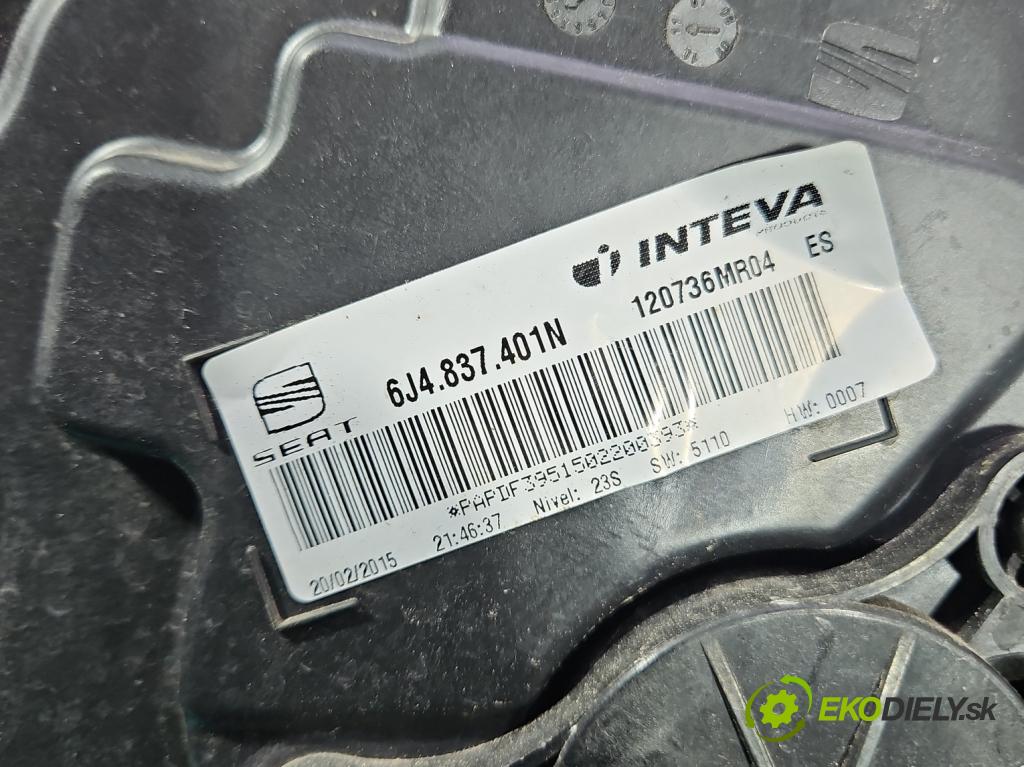 Seat Ibiza IV 6J 2008-2017 1.6 tdi 105 hp manual 77 kW 1598 cm3 5- mechanismus stahování přední levý 6R0959801AK